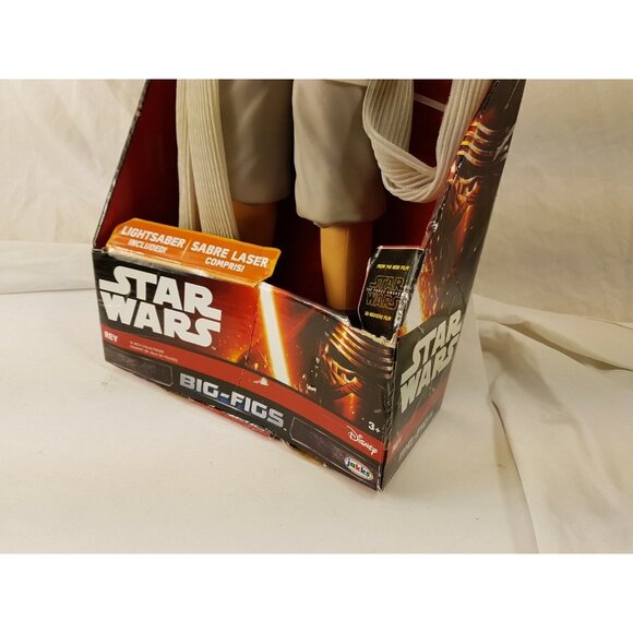 Star Wars REY W/ Lightsaber The Force Awakens 18" Figure Jakks Big-Figs 2016 - Picture 2 of 7